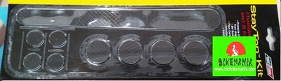 kit protectores al cuadro y vaina logo carbono