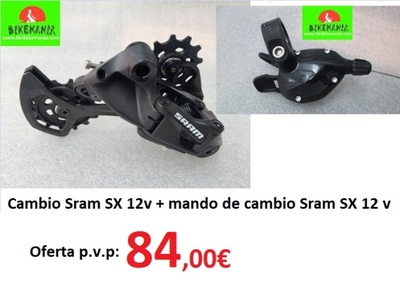 Oferta Cambio y mando Sram SX 12v