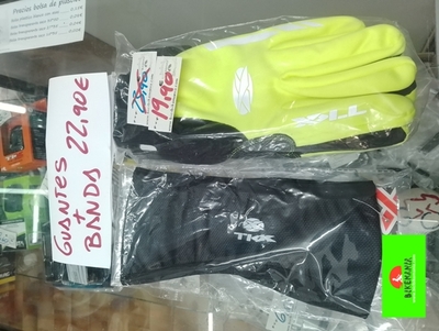 Kit guantes banda TKX invierno