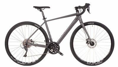 Bicicleta Crest gravel 18 v gris