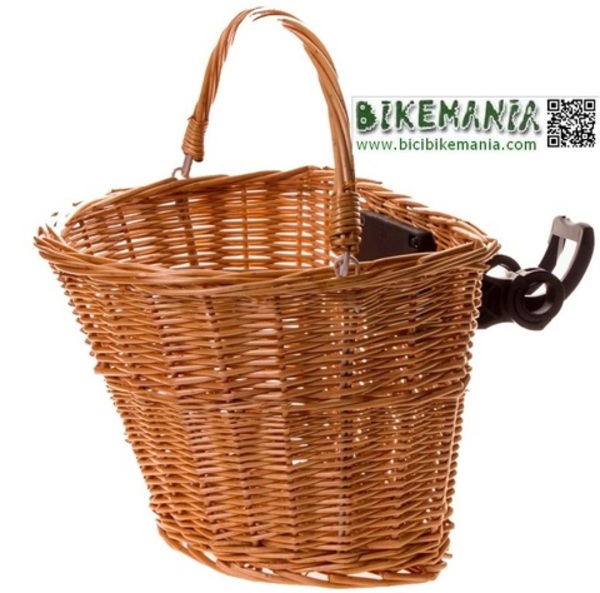 Cesta de mimbre natural